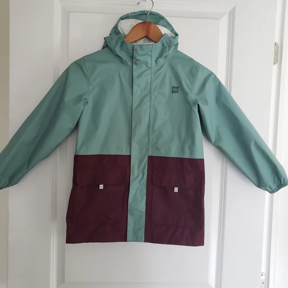 MEC Jackets Coats Mec Heritage Reflective Rain Jacket Kids